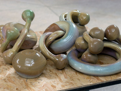 Експозиція виставки «Екзистенція → Космос – вектор львівського модернізму. 1960-1980-ті рр.»