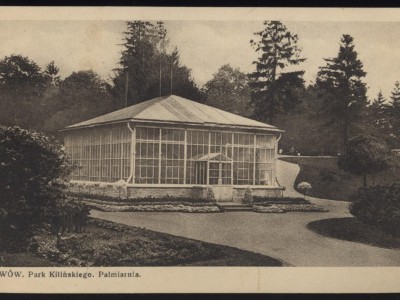 Оранжерея в Стрийському парку. Фото міжвоєнного періоду