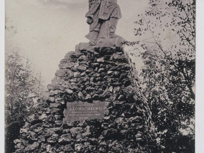 Пам'ятник Войцеху Бартошу Гловацькому на Личаківській. Фото 1907 року