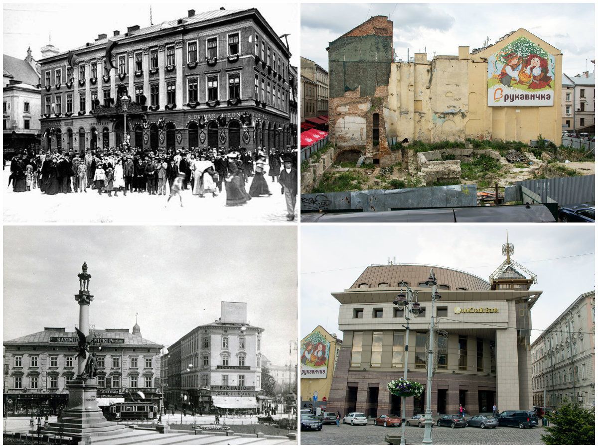 Львів якого не повернеш. Два неіснуючі будинки на площі Міцкевича