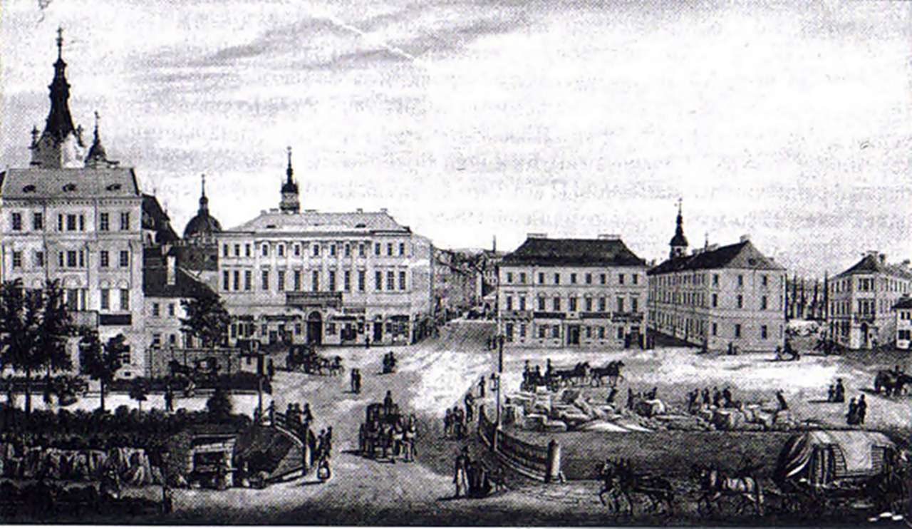 Площа Фердинанда. Мал. Т Чишковськго 1840 рік