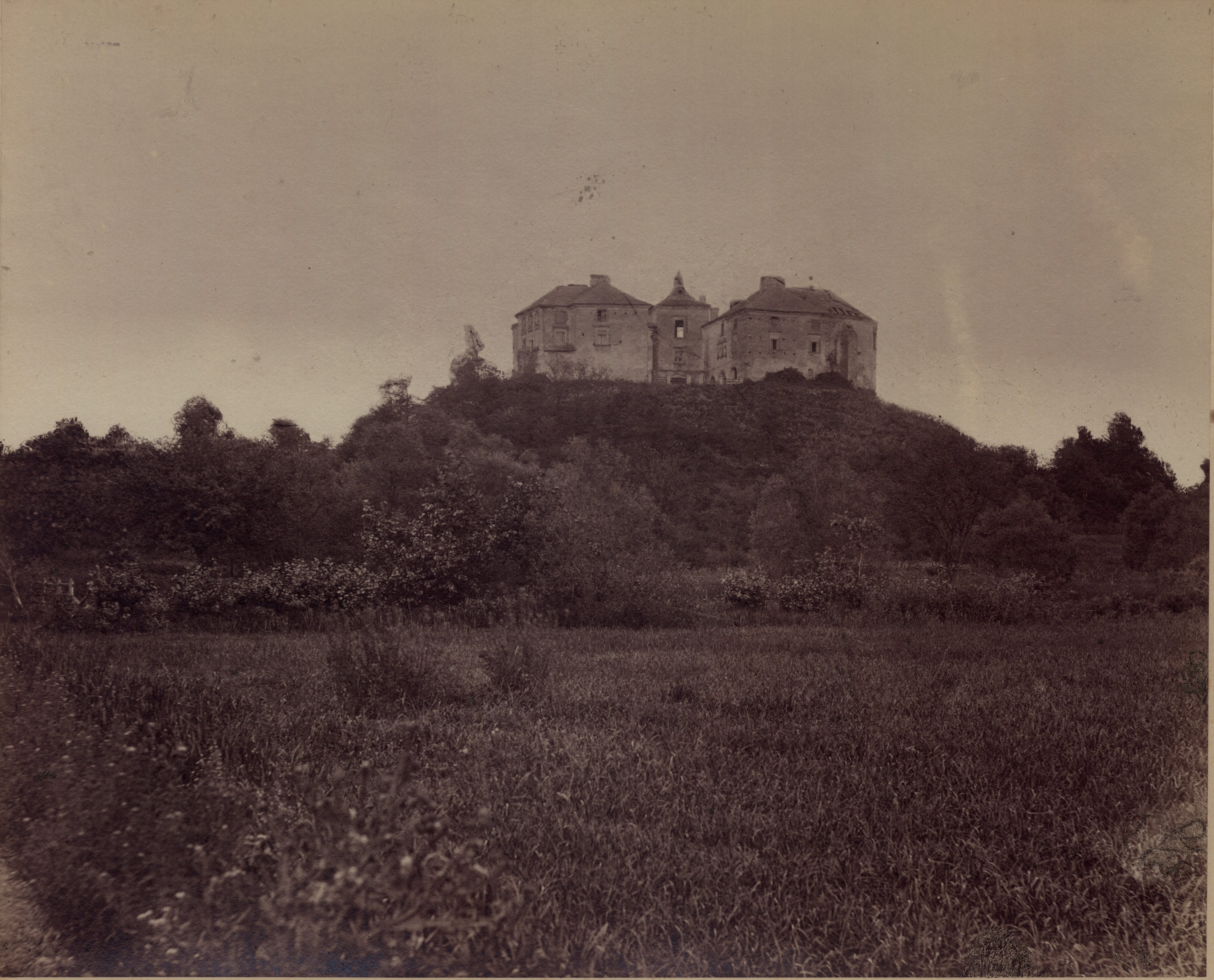 Вид на Олеський замок. Фото 1880 року