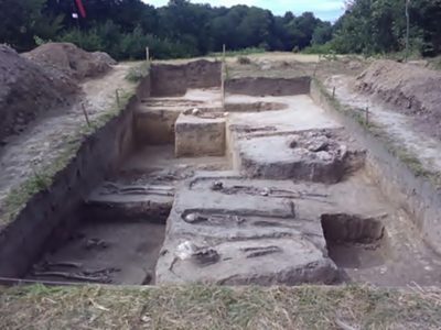 Християнські поховання XII – XIII ст. Фото: Софія Змерзла