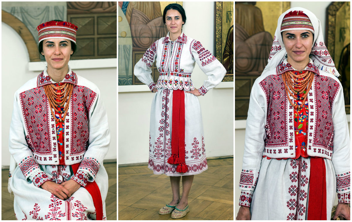 Яворівське жіноче вбрання 100 років тому