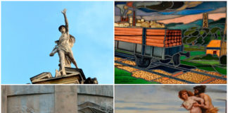 Залізничні мотиви у львівському мистецтві, або де у Львові зображені паровози