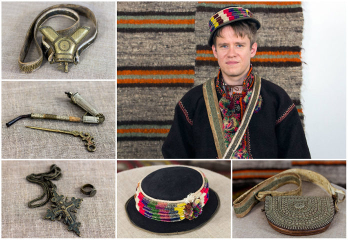 Гуцульське чоловіче вбрання Косівського р-ну 100 років тому Гуцульське чоловіче вбрання Косівського р-ну 100 років тому