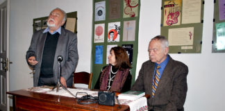 21 листопада 2011 р. Зустріч у Музеї-садибі родини Антоничів з поетами Дмитром Павличком і Романом Лубківським