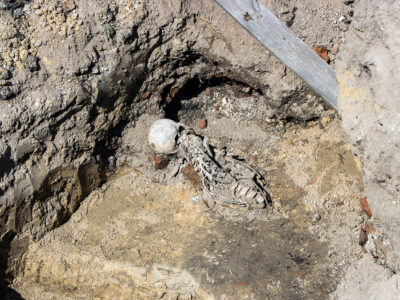 Масові людські захоронення у подвір’ї Національного музею-меморіалу «Тюрма на Лонцького»