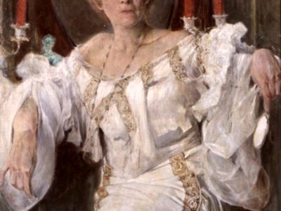 «Портрет Габріелі Запольської», 1903 рік. Автор – Станіслав Яновський