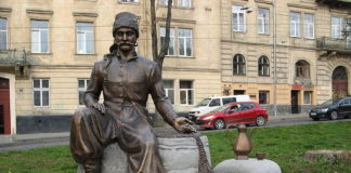 Пам'ятник Юрію Кульчицькому у Львові. Фото з https://uk.wikipedia.org