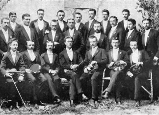 Львівський «Боян» (перша концертова поїздка, 1892 р.). Диригент — Остап Нижанківський