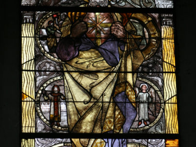 Відреставрований вітраж «Святий Павло». фот. Волянської Й.