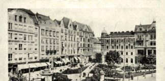 Листівка із зображенням площі Галицької та вул. Валової. 1910-ті роки