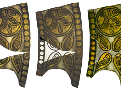 Елементи вітража в процесі реставрації, фот. А.Мацєй