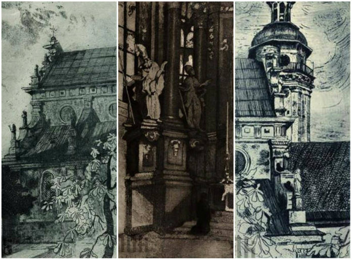 Храми Львова на 11 офортах початку ХХ ст. Ванди Коженьовської