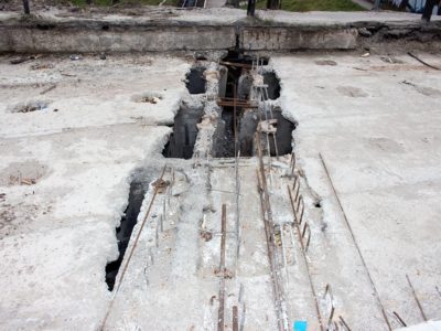 Реконструкція шляхопроводу на вул. Городоцькій у Львові, фото 21 жовтня 2016 року