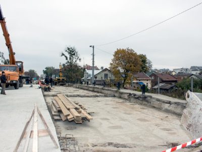 Реконструкція шляхопроводу на вул. Городоцькій у Львові, фото 21 жовтня 2016 року