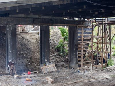 Реконструкція шляхопроводу на вул. Городоцькій у Львові, фото 21 жовтня 2016 року