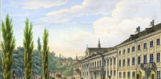 Циркові вистави у Львові 1850-х рр. (від Е. Беранка до В. Карре). Частина третя Карл Ауер. Львів вул.Панська (нині Винниченка) 1838 літогр,акв