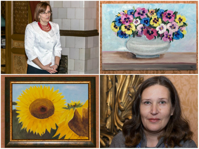 «Вітражі» Надії Марцинюк у музеї Соломії Крушельницкої «Вітражі» Надії Марцинюк у музеї Соломії Крушельницкої