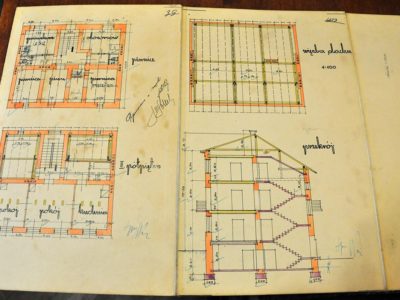 Креслення будинку по вул. Квітки-Основ'яненка, 10 у Львові, фото М. Ляхович