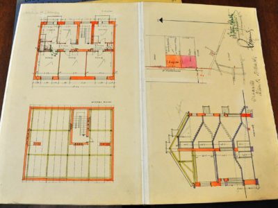 Креслення будинку по вул. Квітки-Основ'яненка, 12 у Львові, фото М. Ляхович
