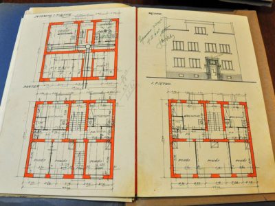 Креслення будинку по вул. Квітки-Основ'яненка, 14 у Львові, фото М. Ляхович