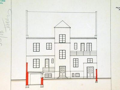 Креслення будинку по вул. Квітки-Основ'яненка, 27 у Львові, фото О. Огоновський