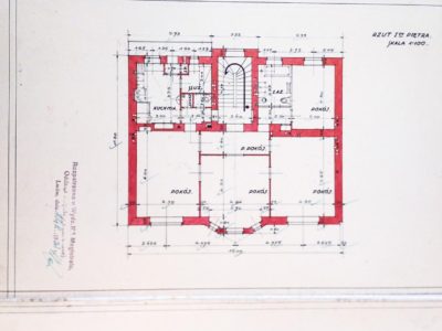 Креслення будинку по вул. Квітки-Основ'яненка, 27 у Львові, фото О. Огоновський