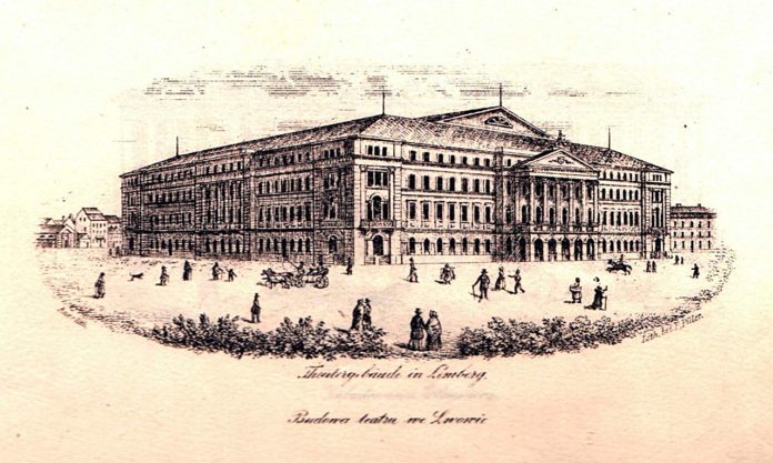 К.Ауер. Театр Скарбека, 1846-1847 рр.К.Ауер. Театр Скарбека, 1846-1847 рр.