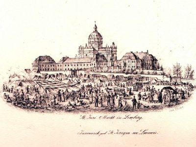 К. Ауер. Ярмарок під Св. Юрієм у Львові