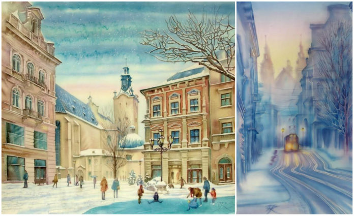 “Зима на шовку”, або батик Олени Королюк