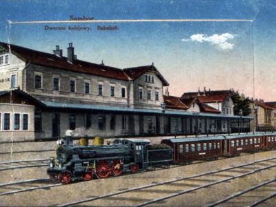 Вокзал у Самборові, 1912 р.