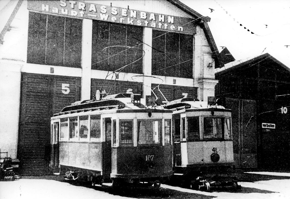 Святкування 50 років львівському електричному трамваю 31 травня 1944 року