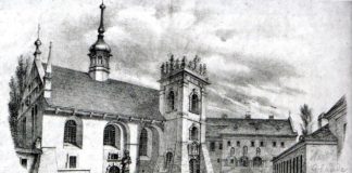 Монастир сестер Бенедиктинок у Львові (літографія)