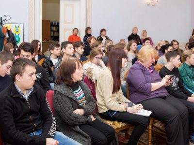 На зустрічі з Андрієм Содоморою і Богданом Дячишином