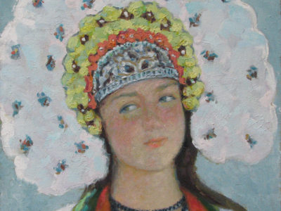 Юрій Лесюк. Княгинька. Полотно, олія, 50х50, 2012 рік