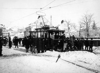 Львівський електричний трамвай наприкінці ХІХ ст.