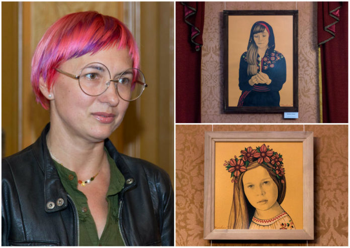 З нагоди Дня матері в домі Соломії Крушельницької відкрилась виставка Тетяни Черевань "Берегині"