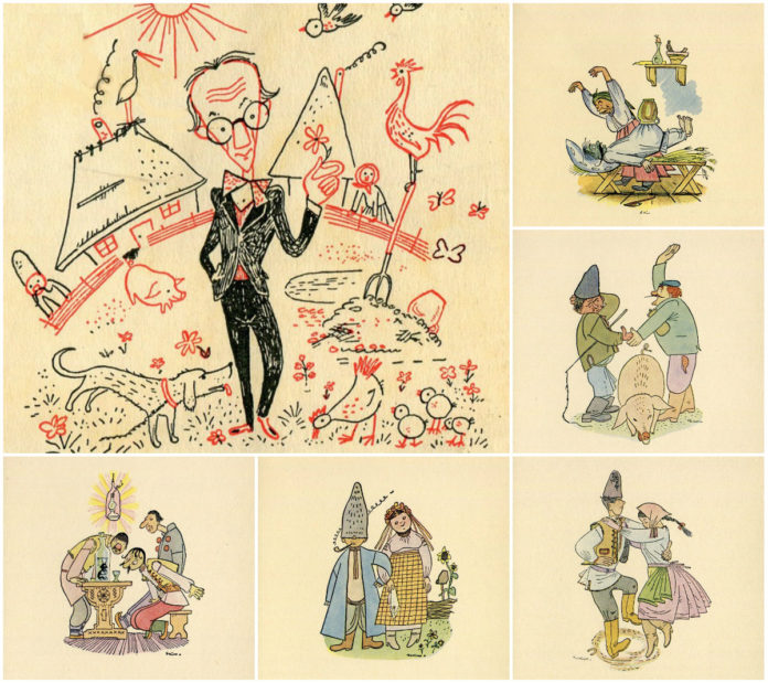 Українське село в карикатурах Едварда Козака