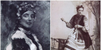 Українська вишиванка. Соломія Крушельницька