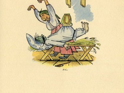 Едвард Козак. Альбом карикатур “Село” 1956 року