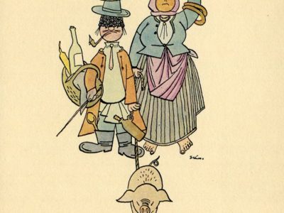 Едвард Козак. Альбом карикатур “Село” 1956 року