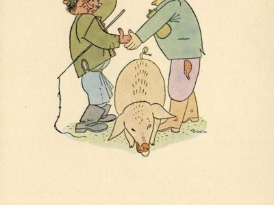 Едвард Козак. Альбом карикатур “Село” 1956 року