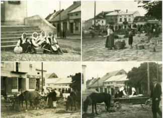 Мешканці Старого Самбора на фото 1934 року