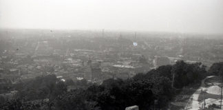 Вид Львова та руїни Високого Замку. Фото Анатолія Васильківського, 1956 р.