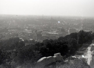 Вид Львова та руїни Високого Замку. Фото Анатолія Васильківського, 1956 р.
