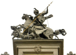 Юрій Змієборець. Робота Іоана Георга Пінзеля