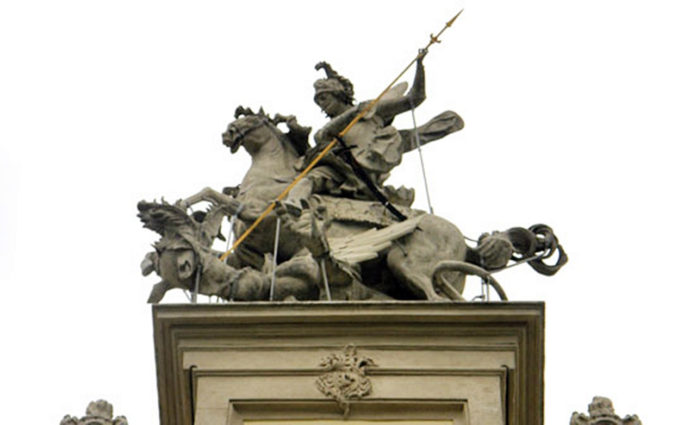 Юрій Змієборець. Робота Іоана Георга Пінзеля