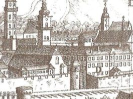 Панорама Львова Ф. Пернера (1772). Фото з https://uk.wikipedia.org